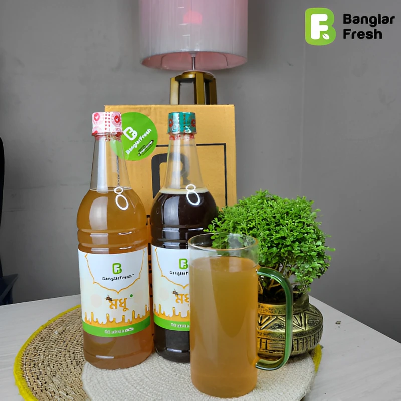 Lichu & Kalojira Flower Honey- লিচু এবং মিক্স ফুলের মধু( 2kg Combo)